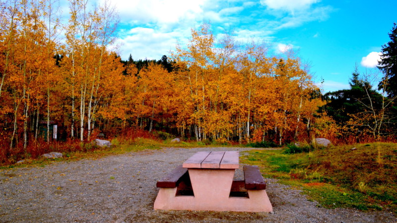 Chimney Lake campsite Chimney Lake campsite