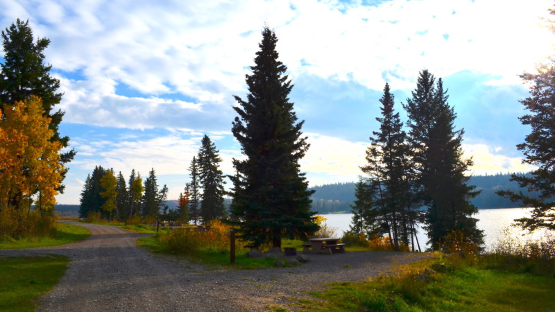 Felker Lake camp site Felker Lake camp site