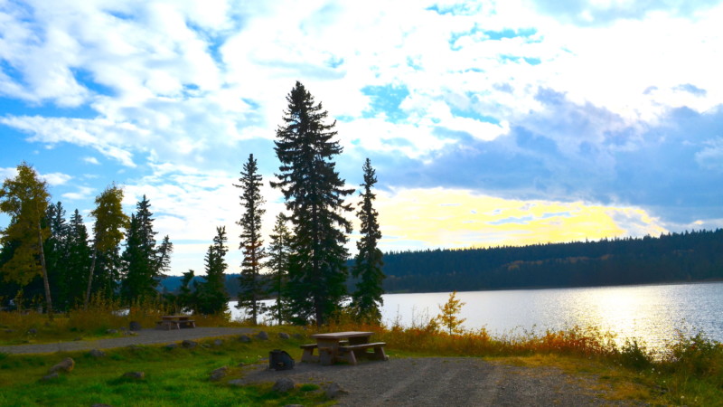 Felker Lake camp site Felker Lake camp site