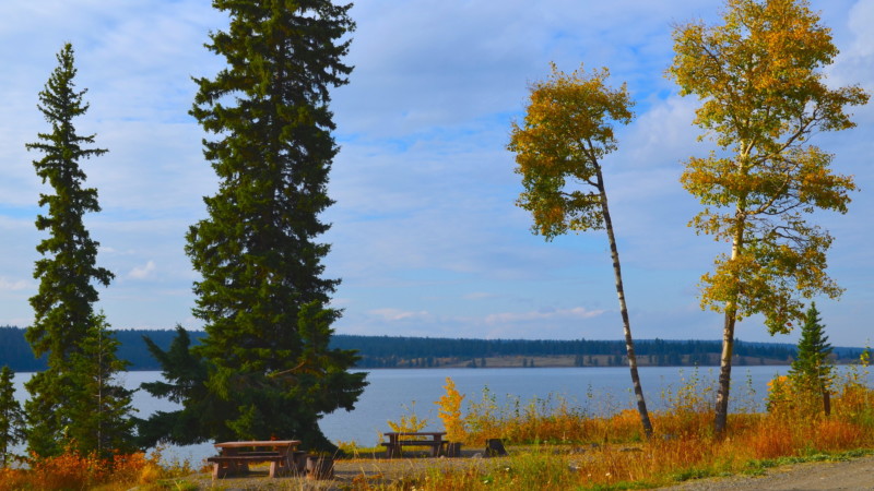 Felker Lake camp site Felker Lake camp site