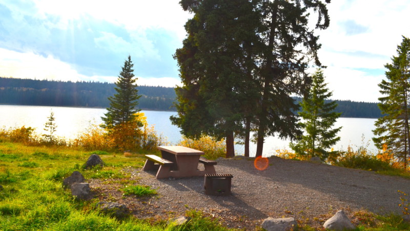 Felker Lake camp site Felker Lake camp site